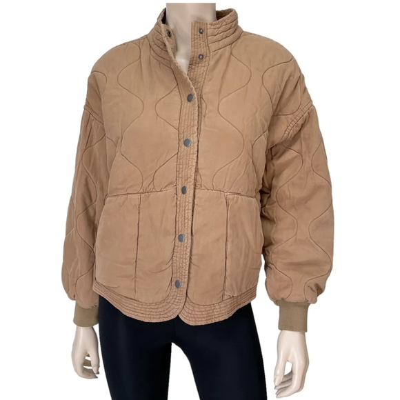 Blank NYC Chai Tea Quilted Jacket, Size XS - Picture 3 of 14